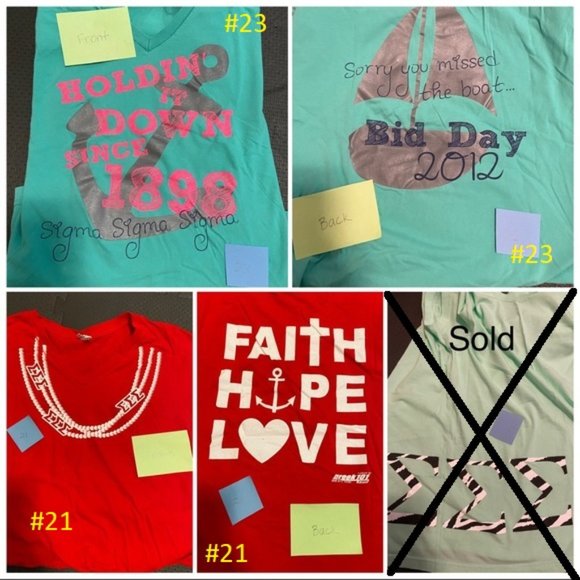 Pick 3! ΣΣΣ - Sigma Sigma Sigma - Tri Sigma shirts - Picture 6 of 6
